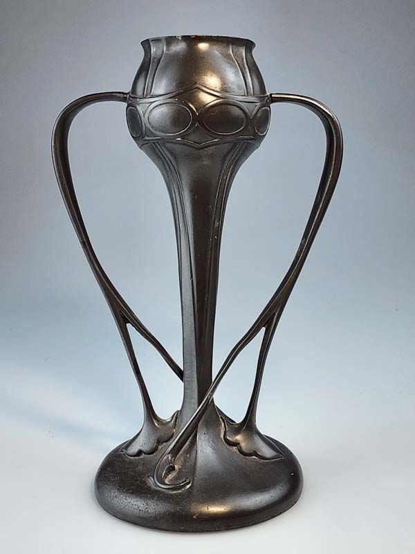 Archibald Knox Pewter Tulip Vase