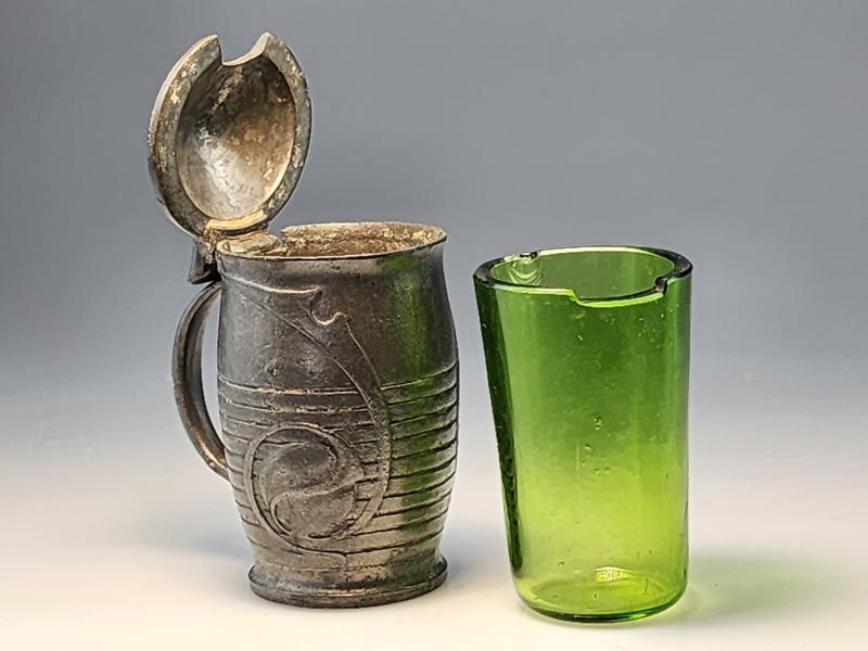 Pewter: Tudric Mustard pot