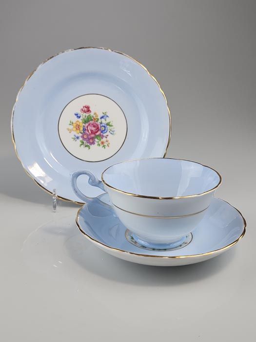 China & Ceramics: Tuscan Blue Posey Duo