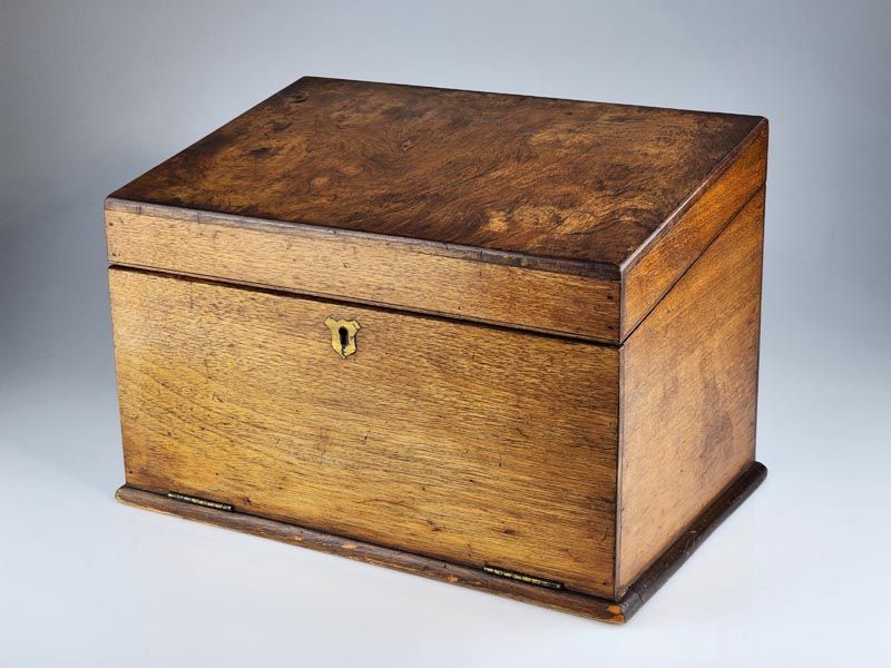 Wooden items: Victorian Stationary Box