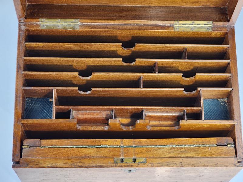 Wooden items: Victorian Stationary Box