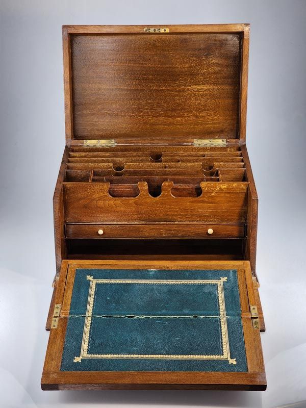 Wooden items: Victorian Stationary Box