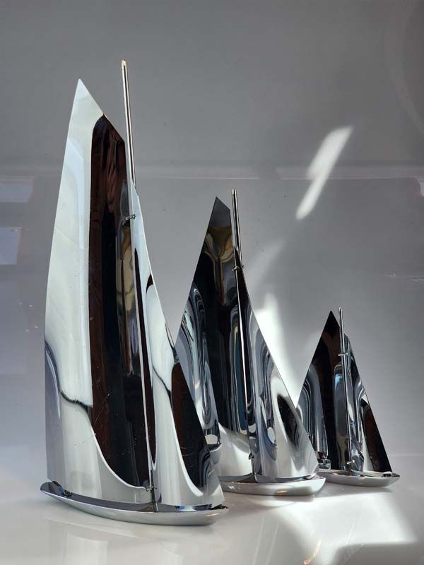 Vintage & Retro: Set of Vintage Chrome Yachts