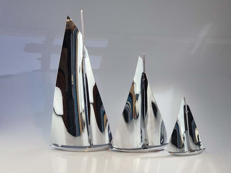 Vintage & Retro: Set of Vintage Chrome Yachts