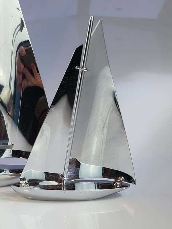 Vintage & Retro: Set of Vintage Chrome Yachts