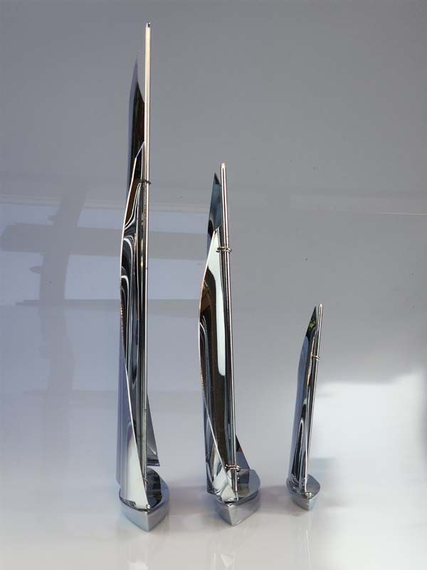 Vintage & Retro: Set of Vintage Chrome Yachts