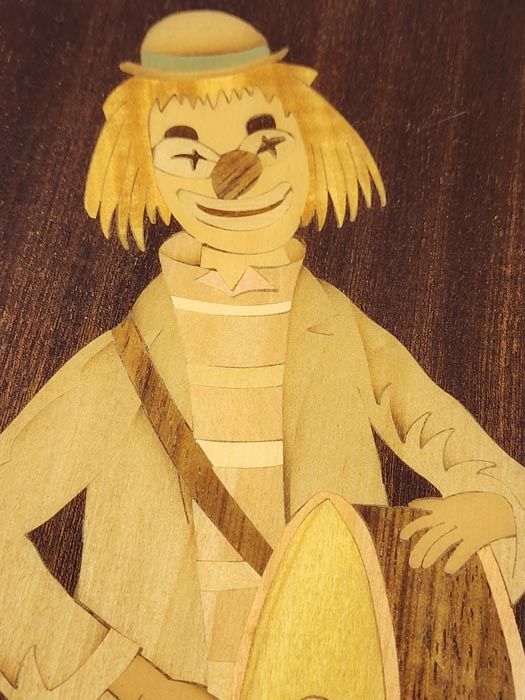 Vintage & Retro: Wooden Clown Pictures
